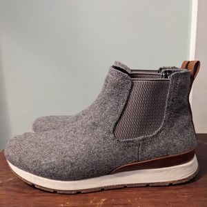 b.o.c Women's Kara Wool Ankle Chelsea Boot, Gray, Size 8